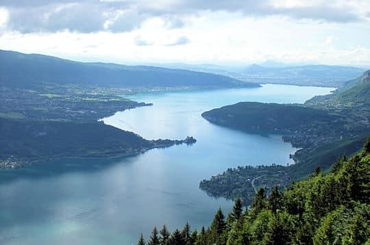 Topographie lac annecy