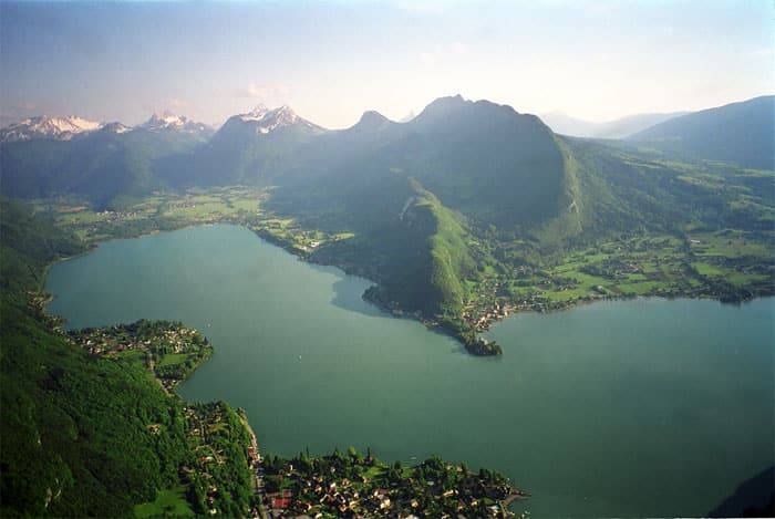 Topographie lac annecy