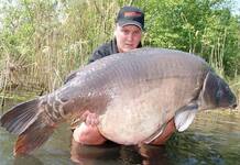 Carpe miroir 36,300 kilos – Gravière privée en Allemagne – Nermin Caro