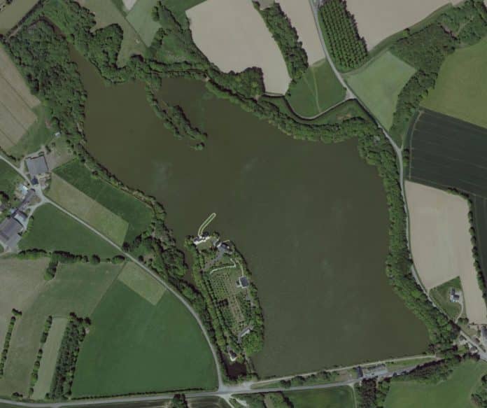 Lac Fishabil vue aérienne