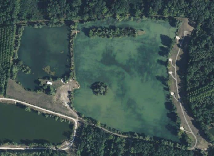 Etang des Fully - vue aérienne
