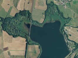 lac de la Vingeanne vue satellite