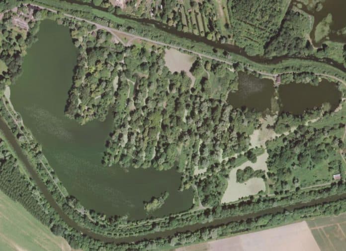 Vue aérienne sur le Domaine des iles