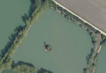 Etang de l’ilot – Lac privé – Aube (10) vue aérienne étang de l'îlot
