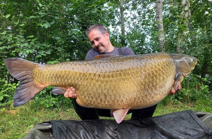 Amour Blanc record 40,5 Kilos – Lac d'Arc-sur-Tille – Thibault Perrier